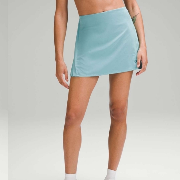 lululemon athletica Dresses & Skirts - Lululemon Athletica Tidal Teal High-Rise Tennis Skirt Size 0